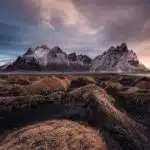Sand dunes at Stokksnes with Vestrahorn Mountain in the background, Iceland Photo Tour Vestrahorn Mountain | Iceland Photo Tour