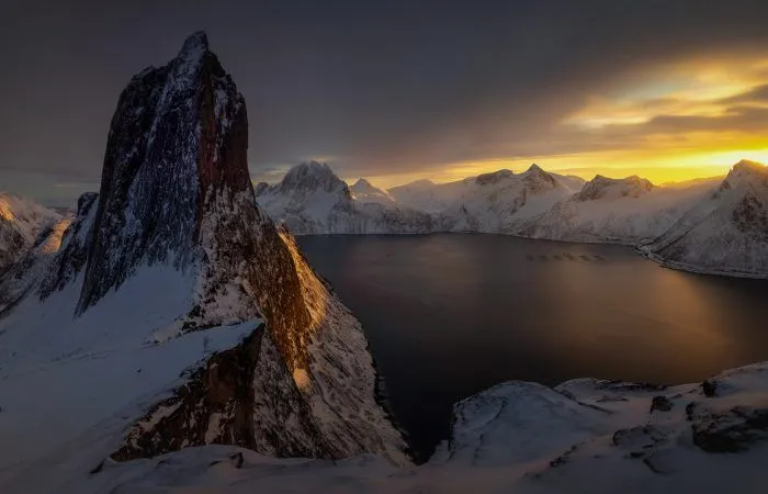Senja sunset landscape, Senja Photo Tour