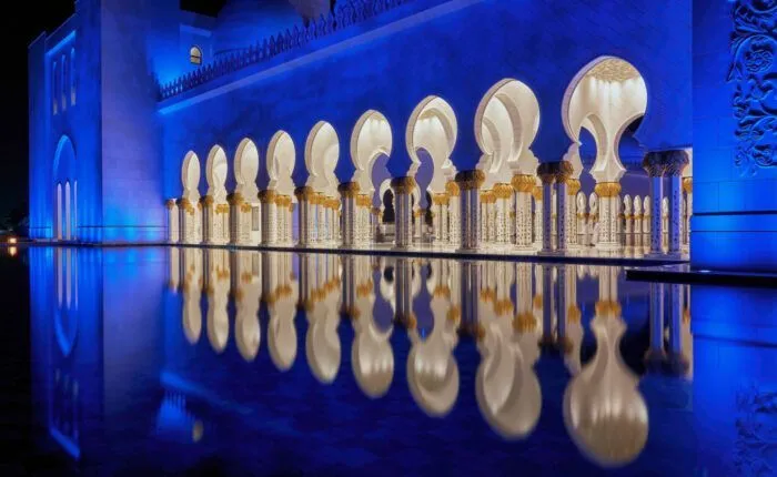 Dubai skyline at night | Dubai photo tour